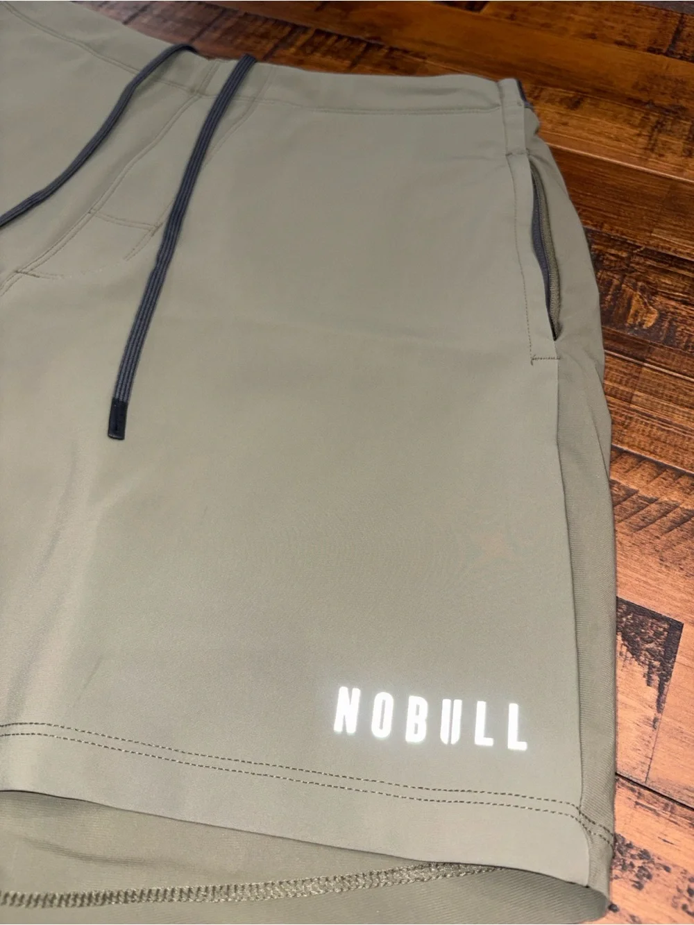 NOBULL Olive Green Men's Performance Shorts